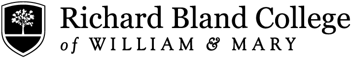 Richard Bland College of William & Mary Logo - Black, With White Background