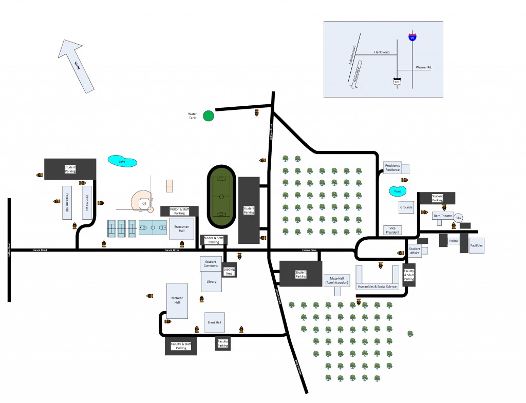 Campus Map and Parking