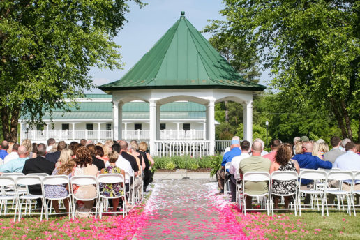 Wedding Ceremony in Gazebo