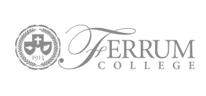 Ferrum College Logo - Gray, White Background
