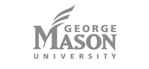 George Mason University Logo - Gray, White Background