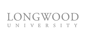 Longwood University Logo - Gray, With White Background