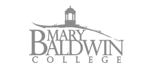 Mary Baldwin University Logo - Gray, White Background