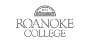Roanoke College Logo - Gray, With White Background