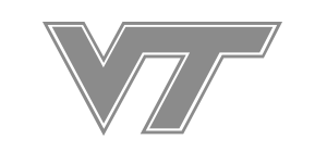 Virginia Tech Logo - Grey, With White Background