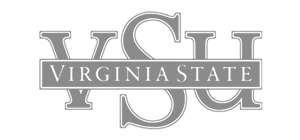Virginia State University Logo - Grey, With White Background