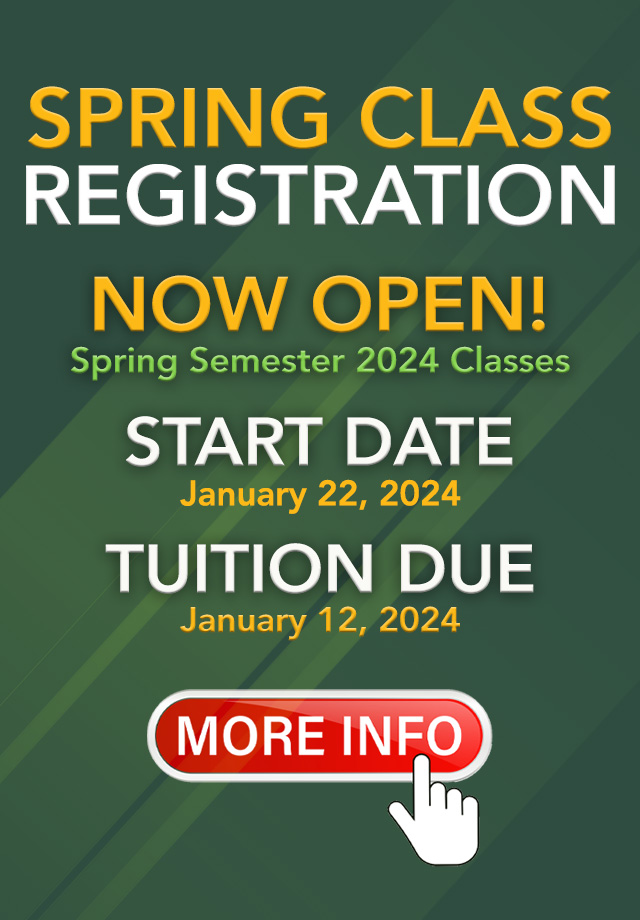 Spring Registration 2024